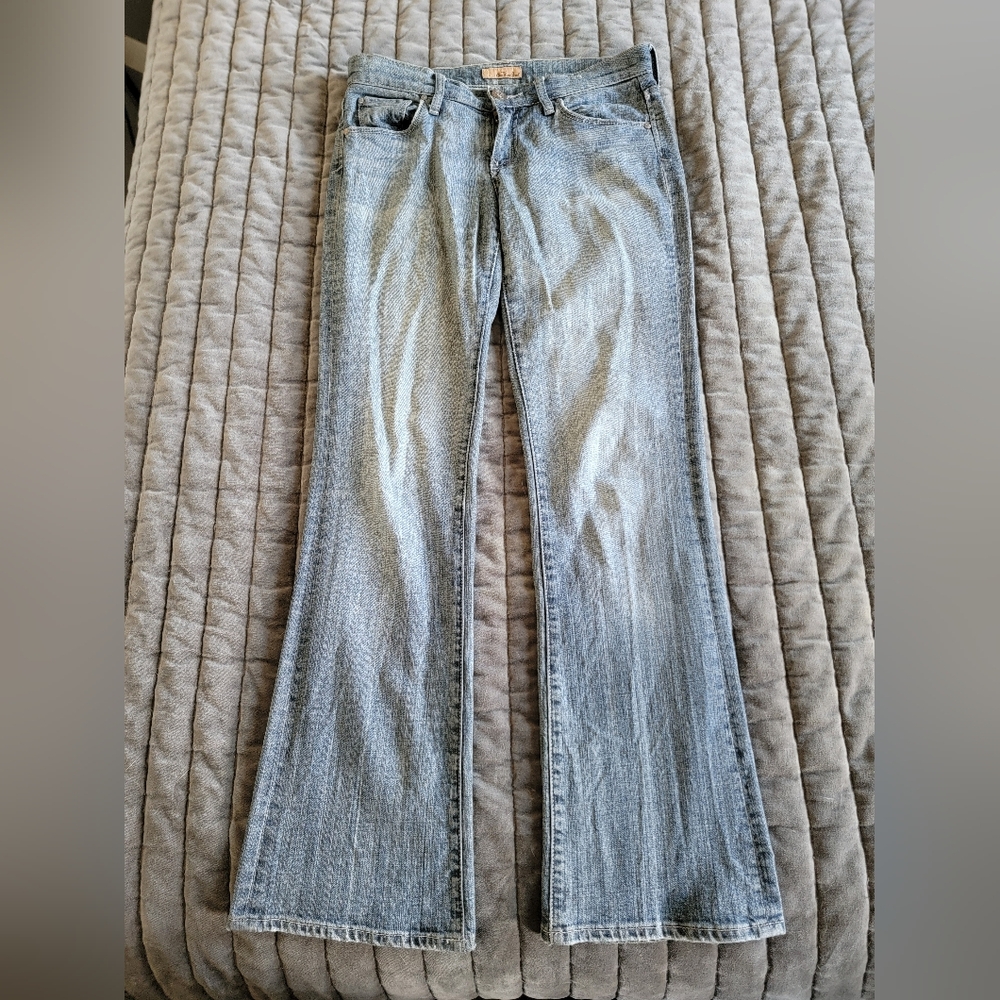 See Thru Soul Denim Boot Cut Jeans